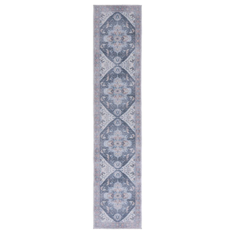 Langeloth Performance Machine Washable Oriental Rug, Runner 2' x 9'