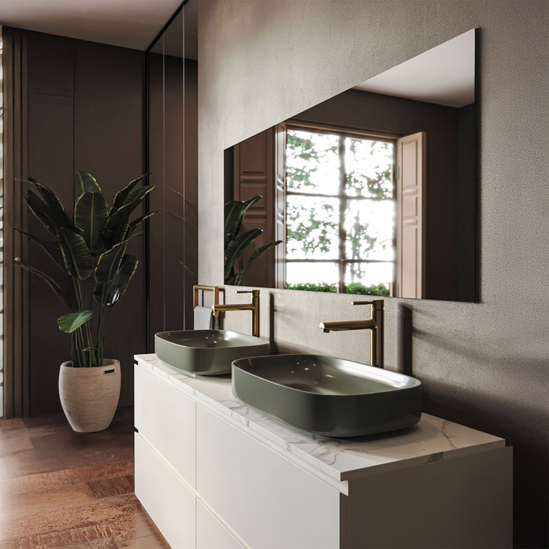 Fly 6540 Countertop (Vessel) Bathroom Sink in Matte Green, Matte Green