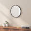 Miroir mural rond en métal-88857847-88857849