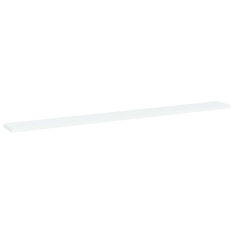 Bookshelf Boards 8 pcs Engineered Wood, Gray, (8 Shelves) 0.6" H x 23.6" W x 19.7" D