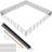 VEVOR Pool Fence, 4 x 96 FT Pool Fences for Inground Pools, Removable Safety Pool Fencing-97619949