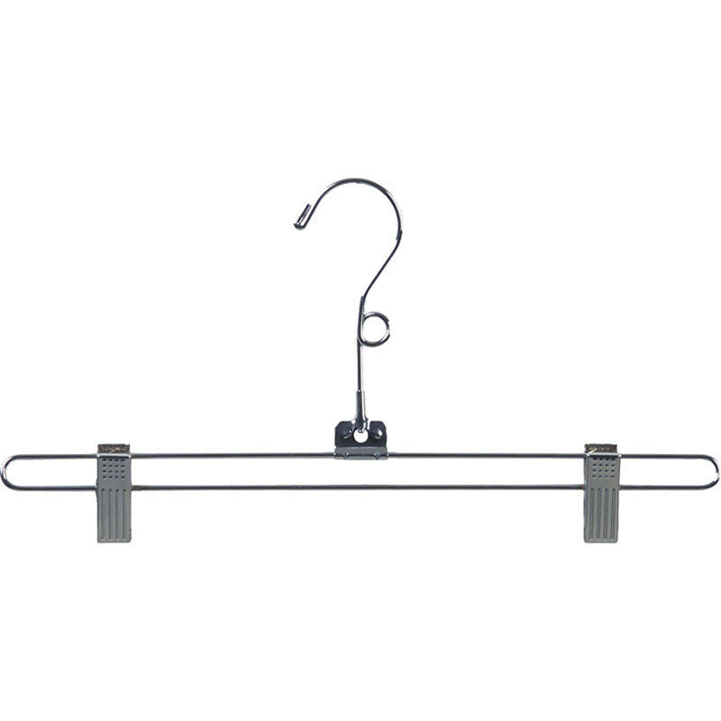 Cintre de fond en métal 12 po avec boucle Nexk pour jupe / pantalon, 25