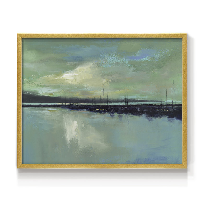 Harbor Light -Framed Print - Restickable, 8" H x 10" W