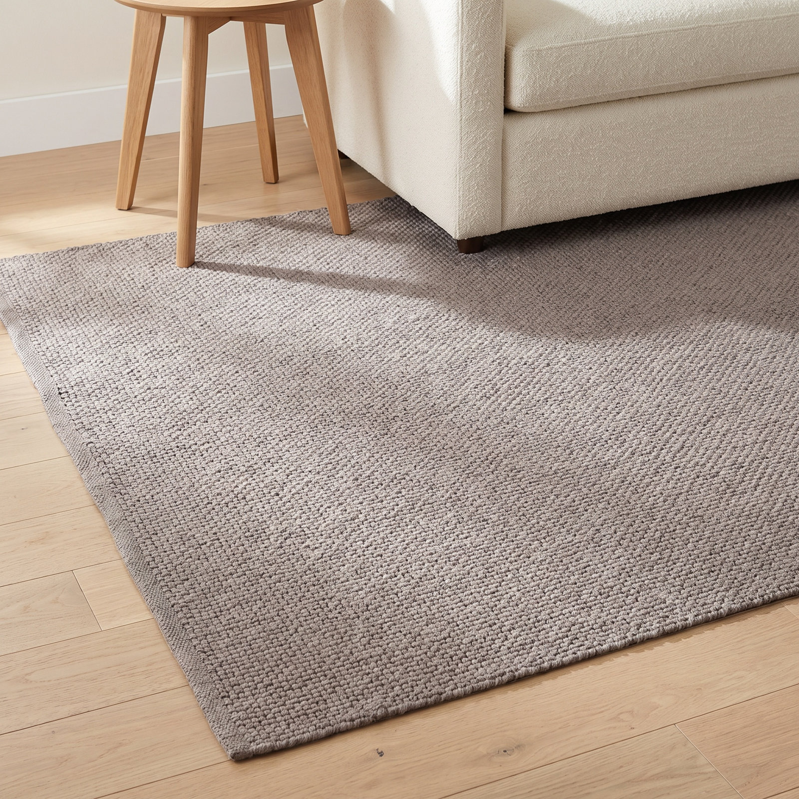 Indira Gray Hand-Woven Outdoor Rug, Rectangle 2' x 3'