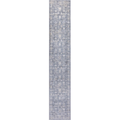 Tapis gris à motif abstrait Burrill