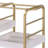 Washed Serving Cart with 3 Adjustable Trays-1744807392