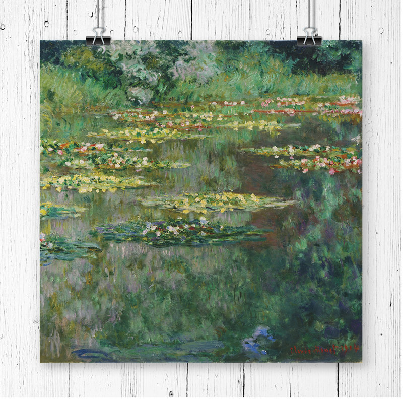 Claude Monet - No Frame Painting, 30.48cm H x 30.48cm W