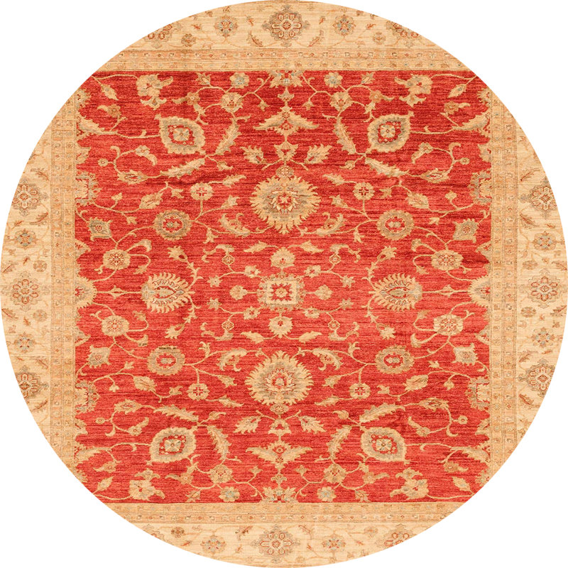 Tapis abstrait moderne 3981, Rond 4 pi
