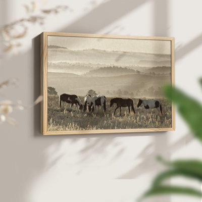Wild Horse Sanctuary - Reproduction encadrée - Restickable