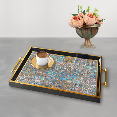 Élégant plateau en verre de 19,7 po x 11,4 po x 1,4 po | Fabrication 100% verre durable | Facile à nettoyer avec un chiffon humide | Idéal pour le service, la présentation décorative et l'organisation | Ajout élégant à la décoration intérieure