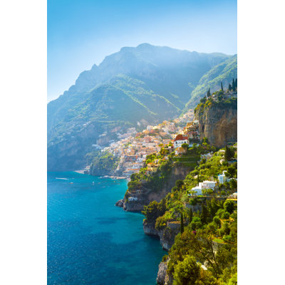 «Positano Cityscape» par Aleh Varowncha - photographie sur toile tendue