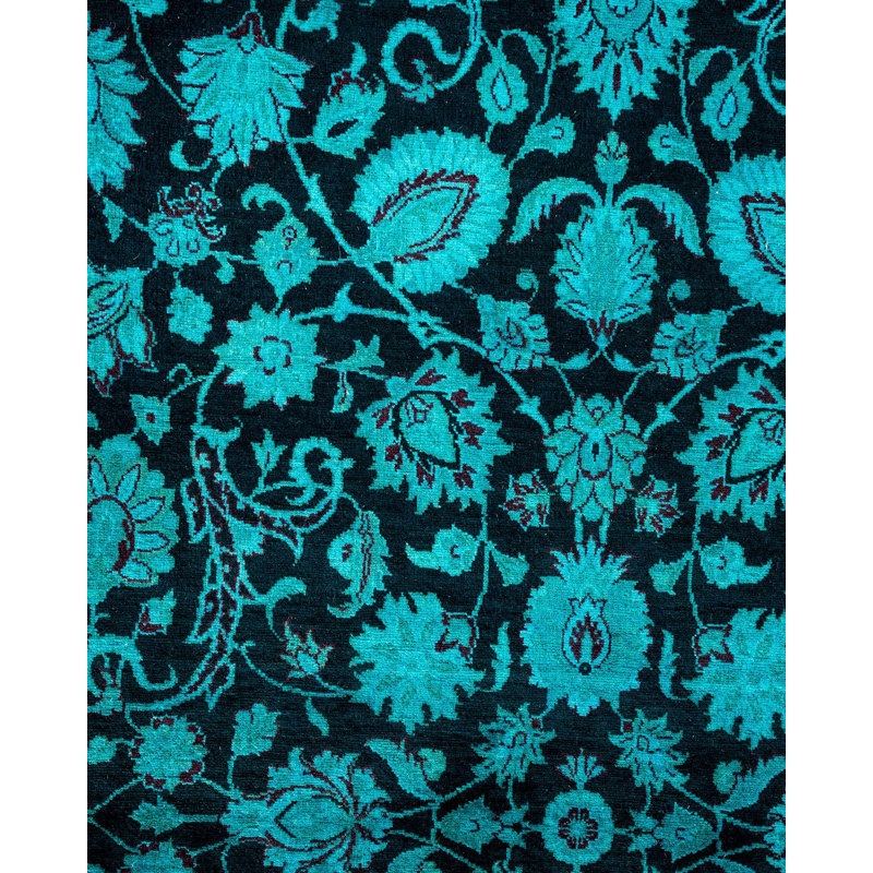 Fine Vibrance One-of-a-Kind 4' 1" X 6' 5" Hand Knotted Area Rug