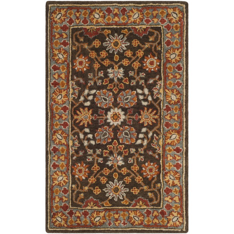 Cranmore Hand Tufted Wool Oriental Rug, Rectangle 4' x 6'