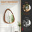 Asymmetrical Accent Decorative Wall Mirror, Solid Wood Frame – Boho Modern Mirror For Entryway Or Vanity-1627399285-1629739641