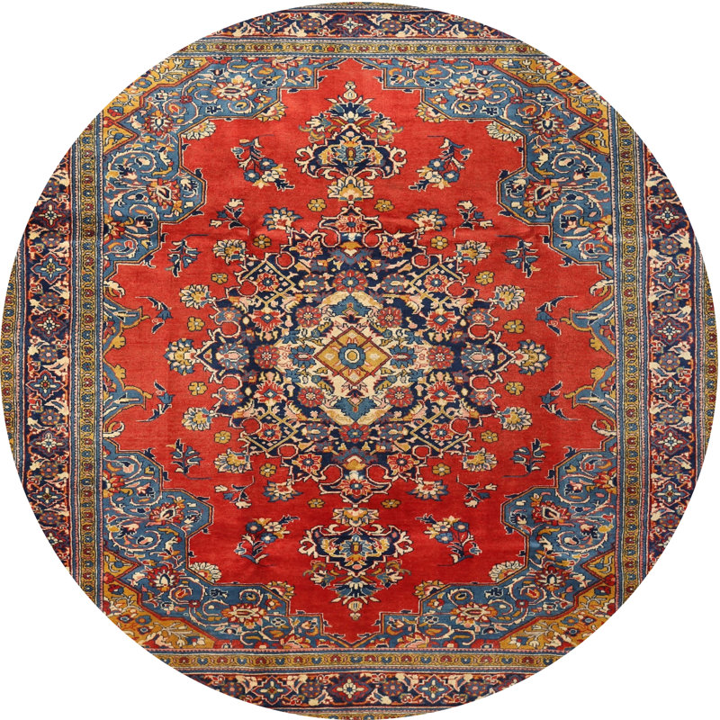 Celsi Oriental Indoor Rug, Round 7'