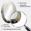 Miroir mural gris beige I - Décoration murale ovale grise-152531479