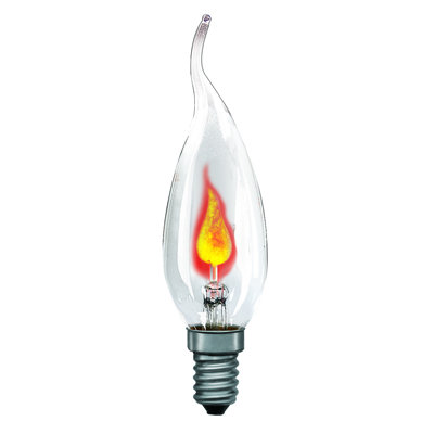 Windstoß-Kerzenlampe Sheehan in Klar