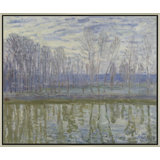 Winter Landscape Giclee On Canvas by Jill Krasner