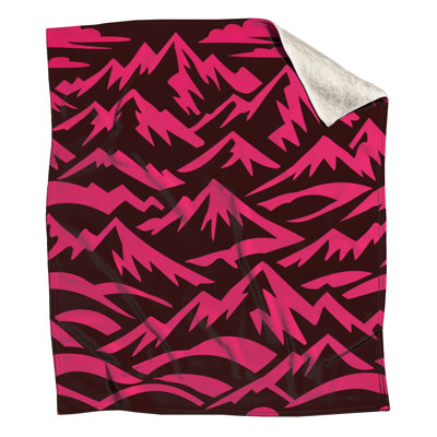 Couvertures Pink Mountain Silhouettes