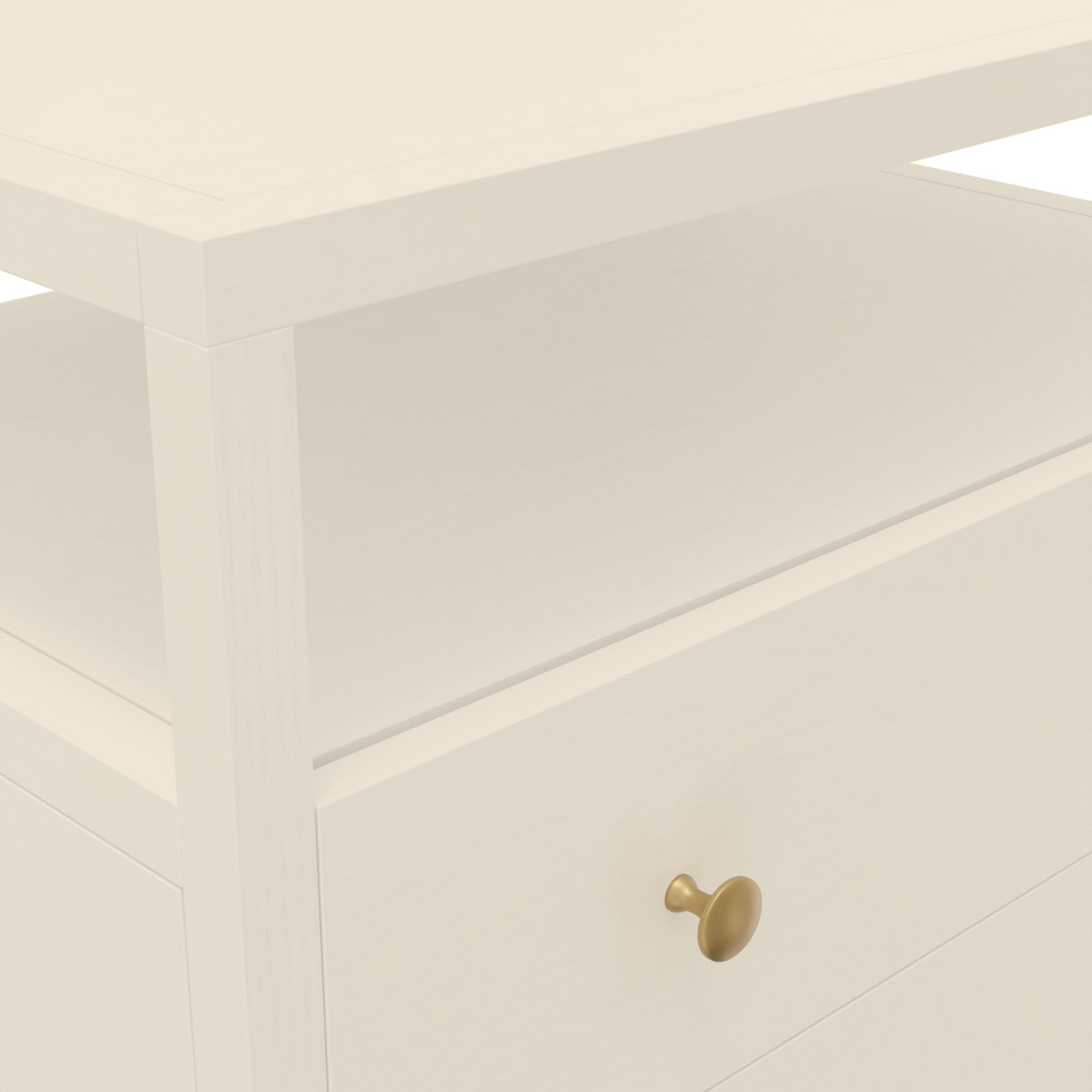 Gracie 2 - Drawer Nightstand, White