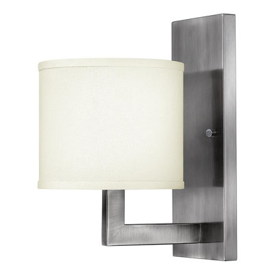 West Steel Armed Sconce