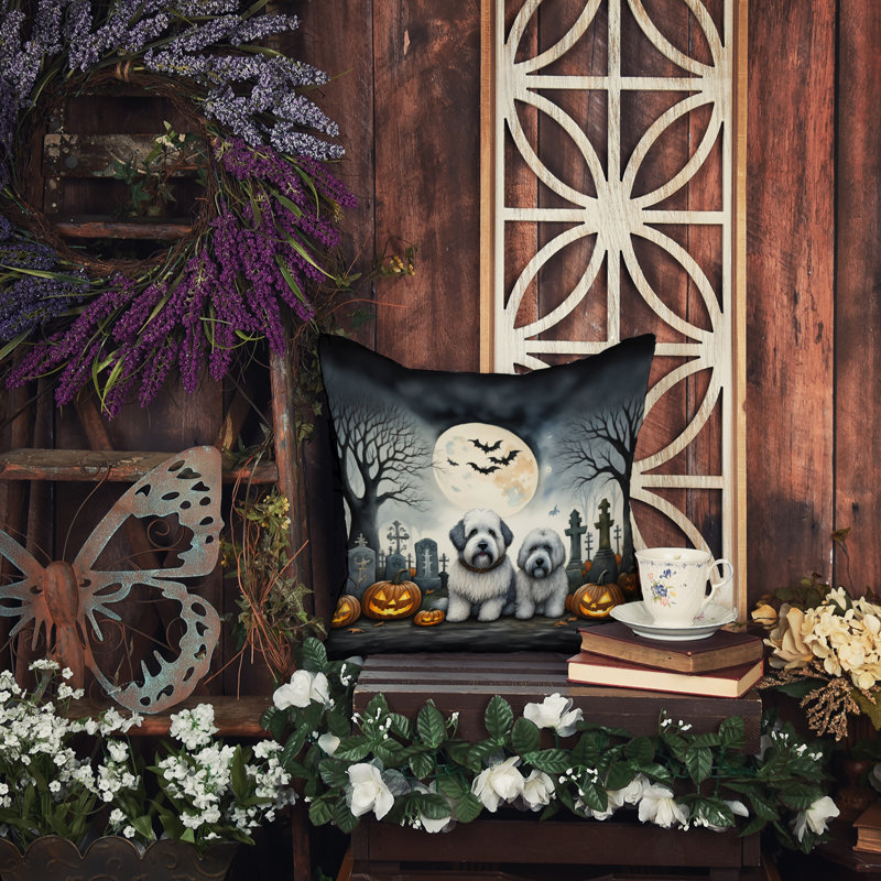  Housse et insert de coussin décoratif en polyester, 14 po x 14 po