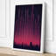 Neon Skyline Modern - Wrapped Canvas-459403571-459403469