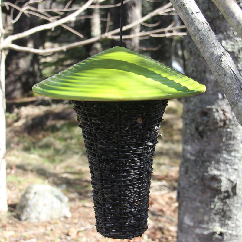 Mangeoire tubulaire pour oiseaux, Vert gazon