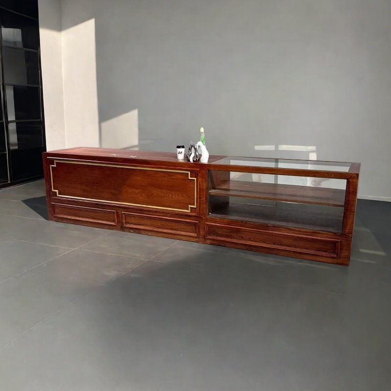 Vitrine chinoise rétro, H 39,37 po x l 59,05 po x P 23,62 po
