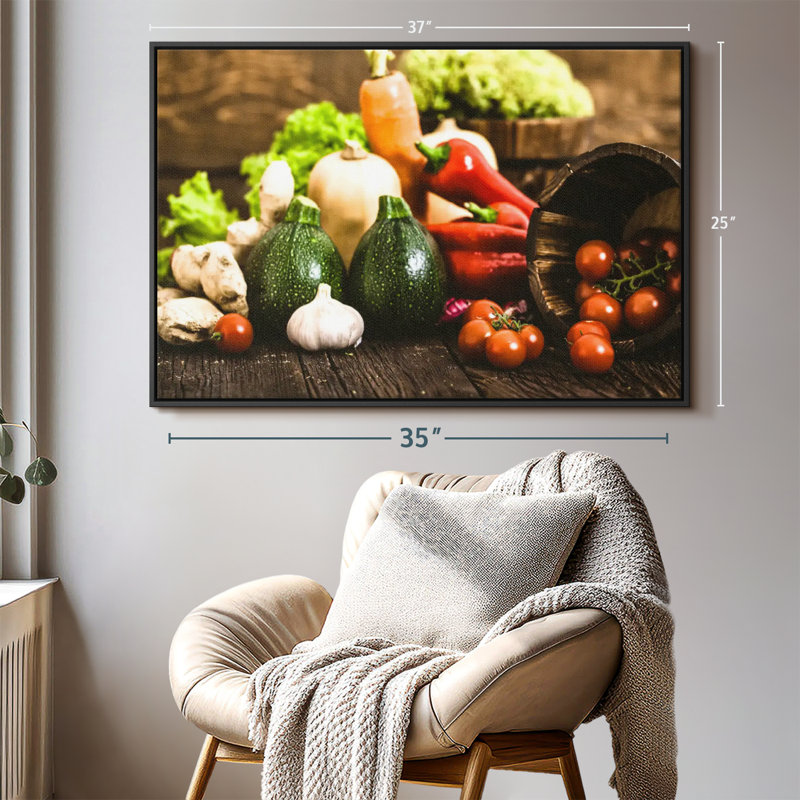 Aliments et boissons "Légumes frais de la ferme", H 37 po x l 25 po