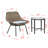 Krebs Wicker 2 - Person Patio Conversation Set with Cushions