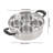 4 Cups Egg Steamer Pot, Stainless Steel Egg Steamer