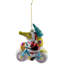 Crocodile Santa Glass Christmas Ornament - 4.25"
