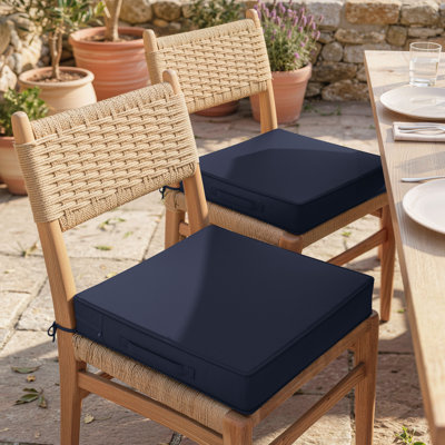 Coussins de siège d'extérieur 22x22x4
