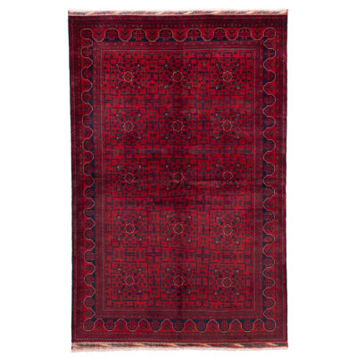 Finest Khal Mohammadi Red Rug 5'7" x 8'9"