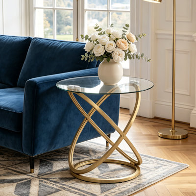 Rochdale Round End Table with Modern Style