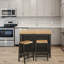 Ensemble d'îlot de cuisine en bois massif 43,3 "Nadbus-970769613-970769612