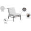 Chaise d'appoint large 24,5 po Iyari