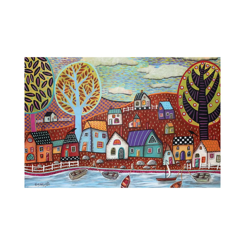 Shoreline 1 by Karla Gerard - Wrapped Canvas Print
