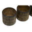 3 Piece Glass Tabletop Tealight Holder Set
