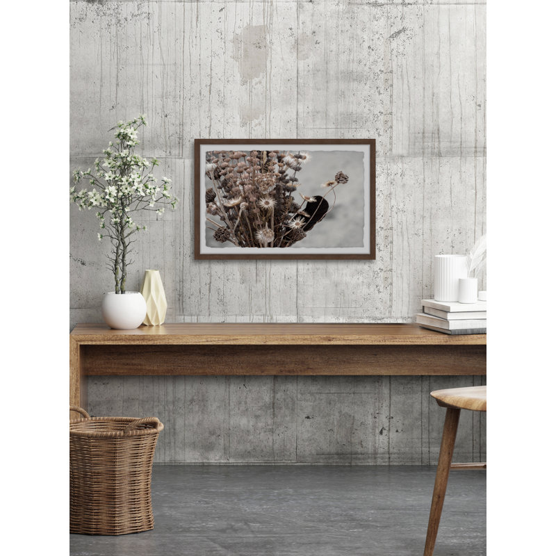 Flower Power - Single Picture Frame Painting, 20 cm H x 30 cm W