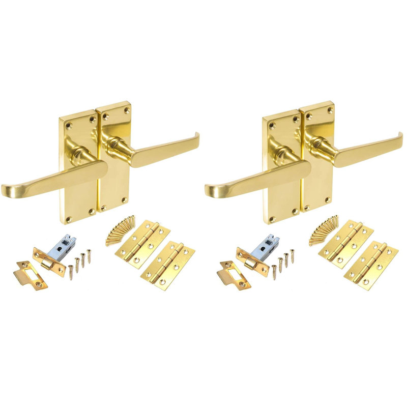 Latch Handle with Backplate