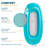 Inflatable Pool Lounger Float, Water Hammock Floatie For Swimming Pool Tanning Lounge Floating Pool Party Toy For Adults Kids