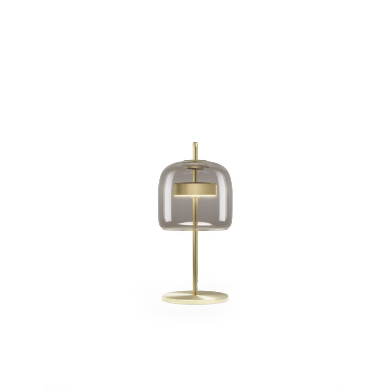 Jube Table Lamp S Smoky Transparent Matt Black 2 L3416 Ul, Matte Gold, Smoky Transparent