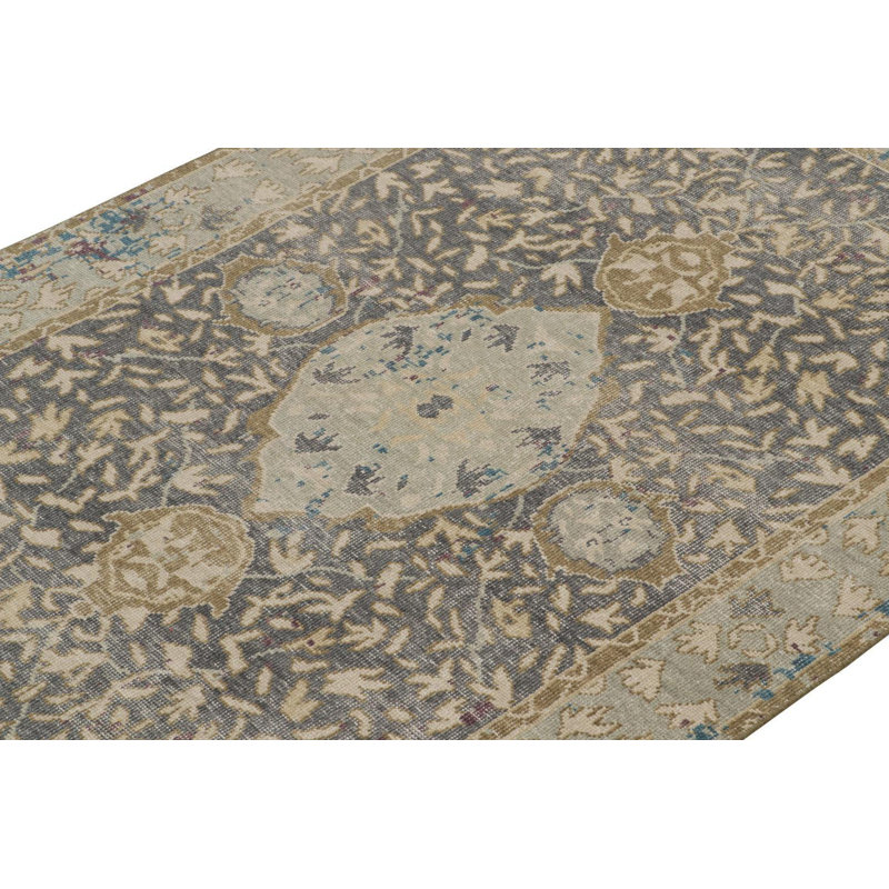 Hand Woven Cotton and Wool Area Rug