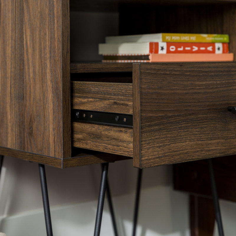 Amryis End Table, Dark Walnut