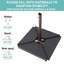 Beeram 96'' x 96'' Cantilever Umbrella with Counterweight-975648486