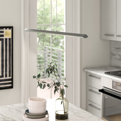 Luminaire suspendu géométrique à 1 lumière pour îlot de cuisine Allyn