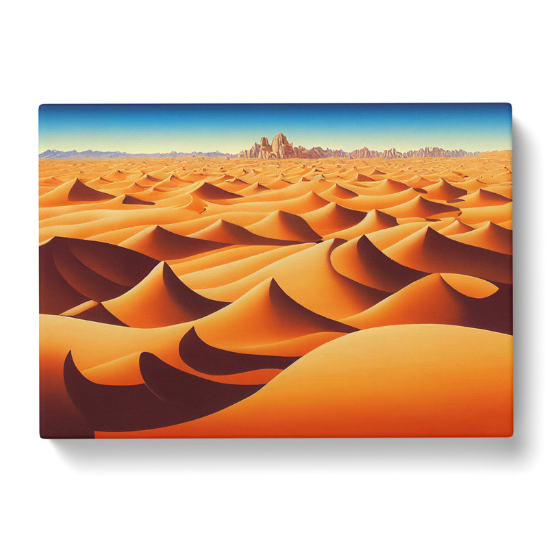 Desert Sand Dunes Vol.3 - Wrapped Canvas, 40cm H x 60cm W x 3cm D