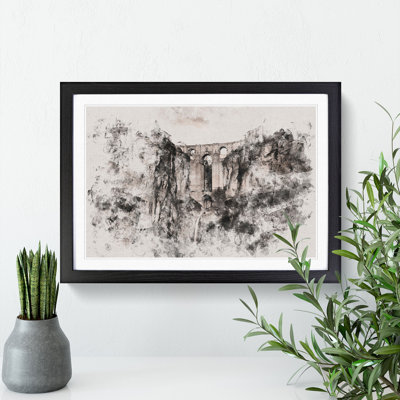 Puente Nuevo Bridge In Spain - Single Picture Frame Print